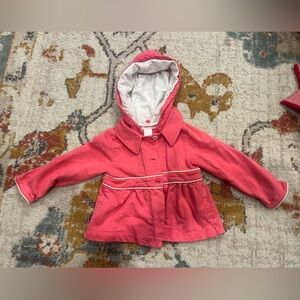 Janie and Jack Pink Jacket with detachable hood